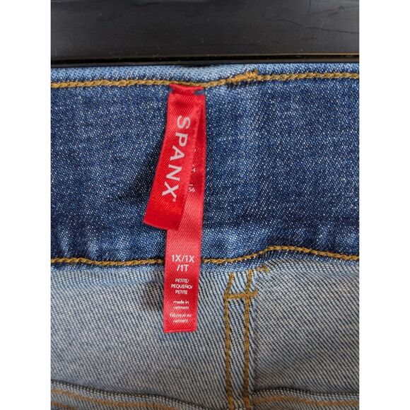 SPANX Flared Patch Pocket Pull On Jeans Women's Size 1X/XL - Picture 10 of 13